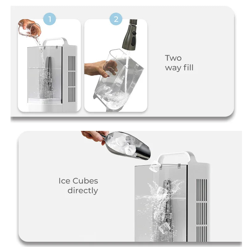 3-in-1 Mini Portable Air Cooler — 1700ml Tank, Remote Control, 3-Speed Desk AC