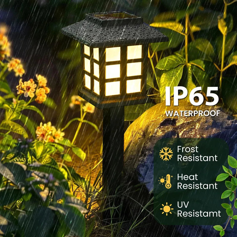 Solar Pathway Garden Lights — 8-Pack Waterproof LED Landscape Lights for Yard & Driveway